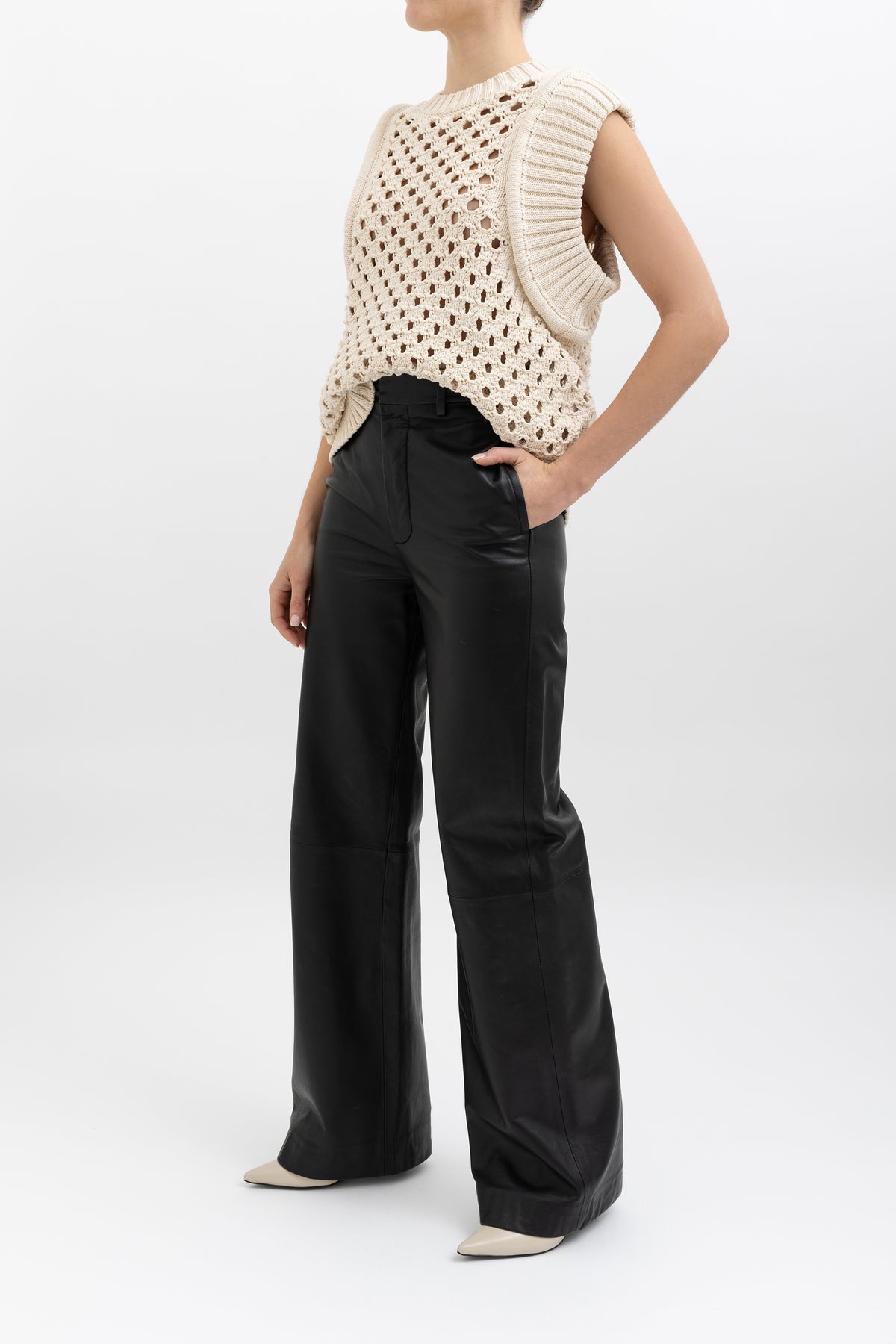 Knit Crochet Vest