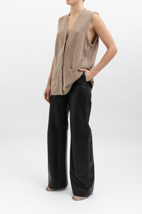 Cashmere Knit Vest