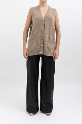 Cashmere Knit Vest