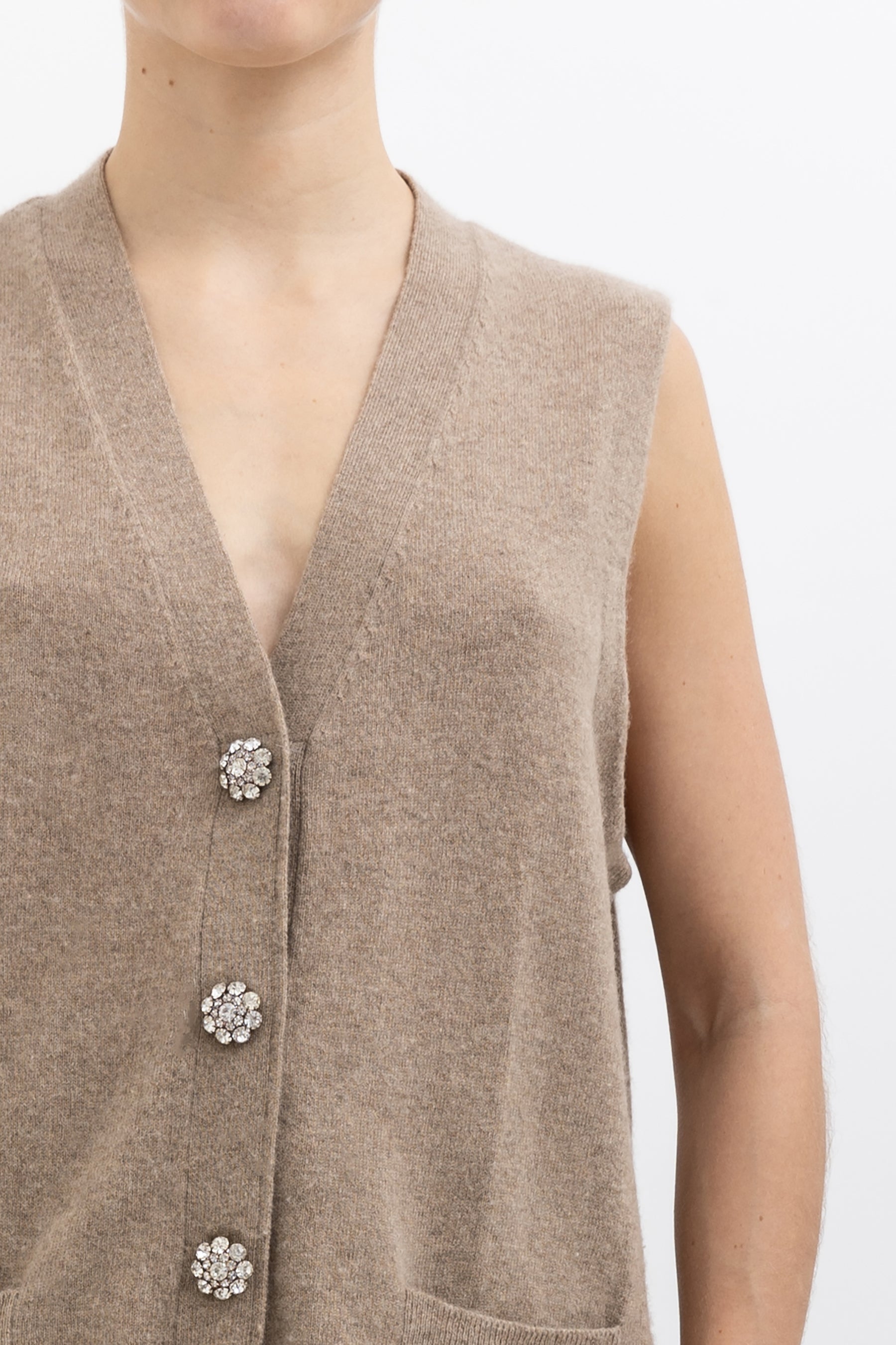 Cashmere Knit Vest