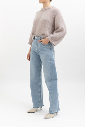 Cropped Mohair Sweater