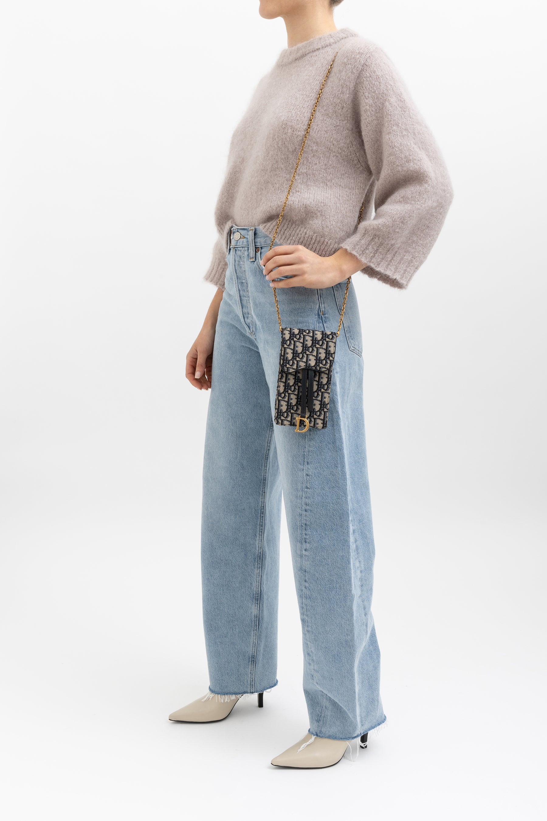 Cropped Mohair Sweater