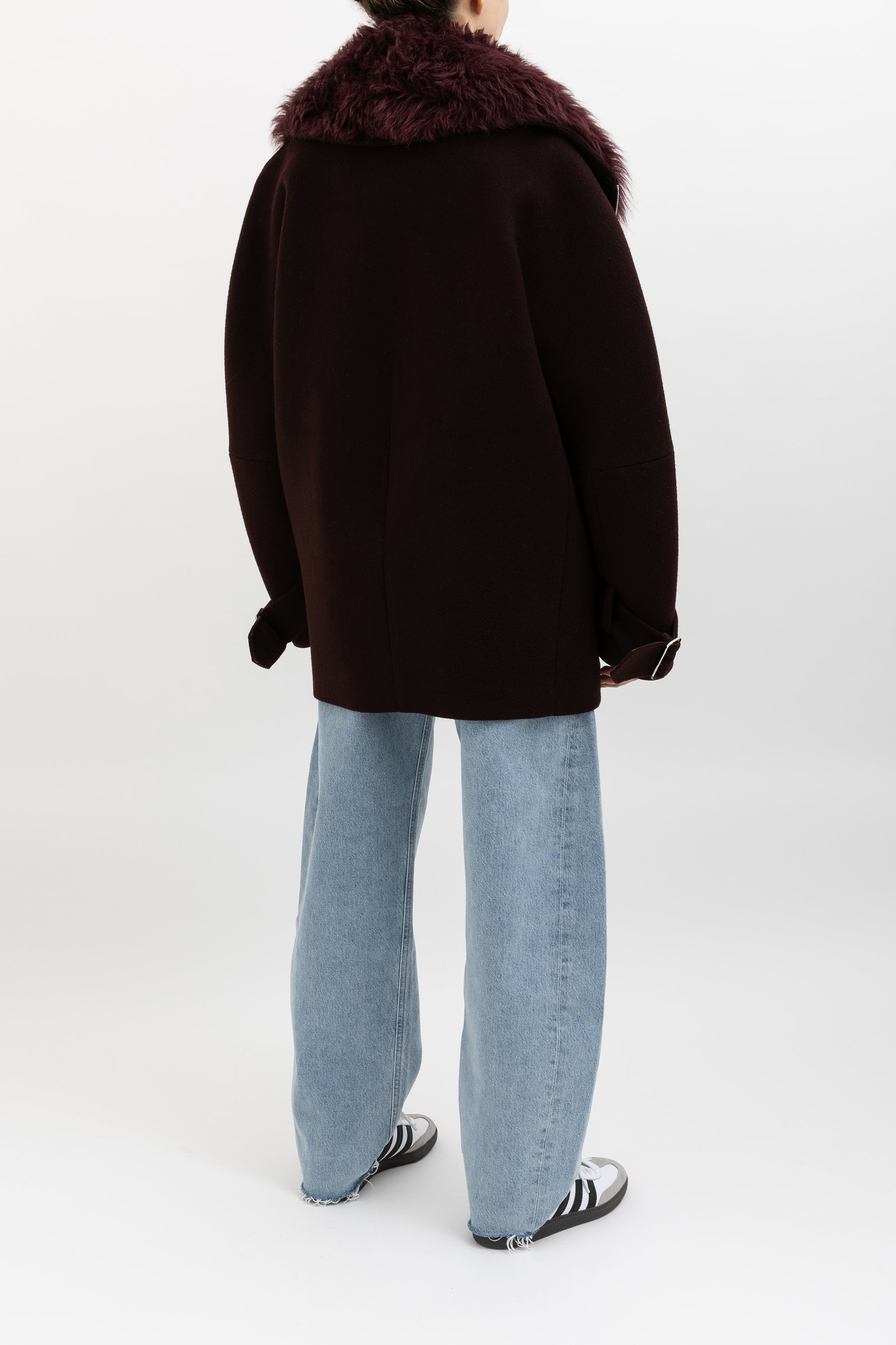 Shearling Collar Coat