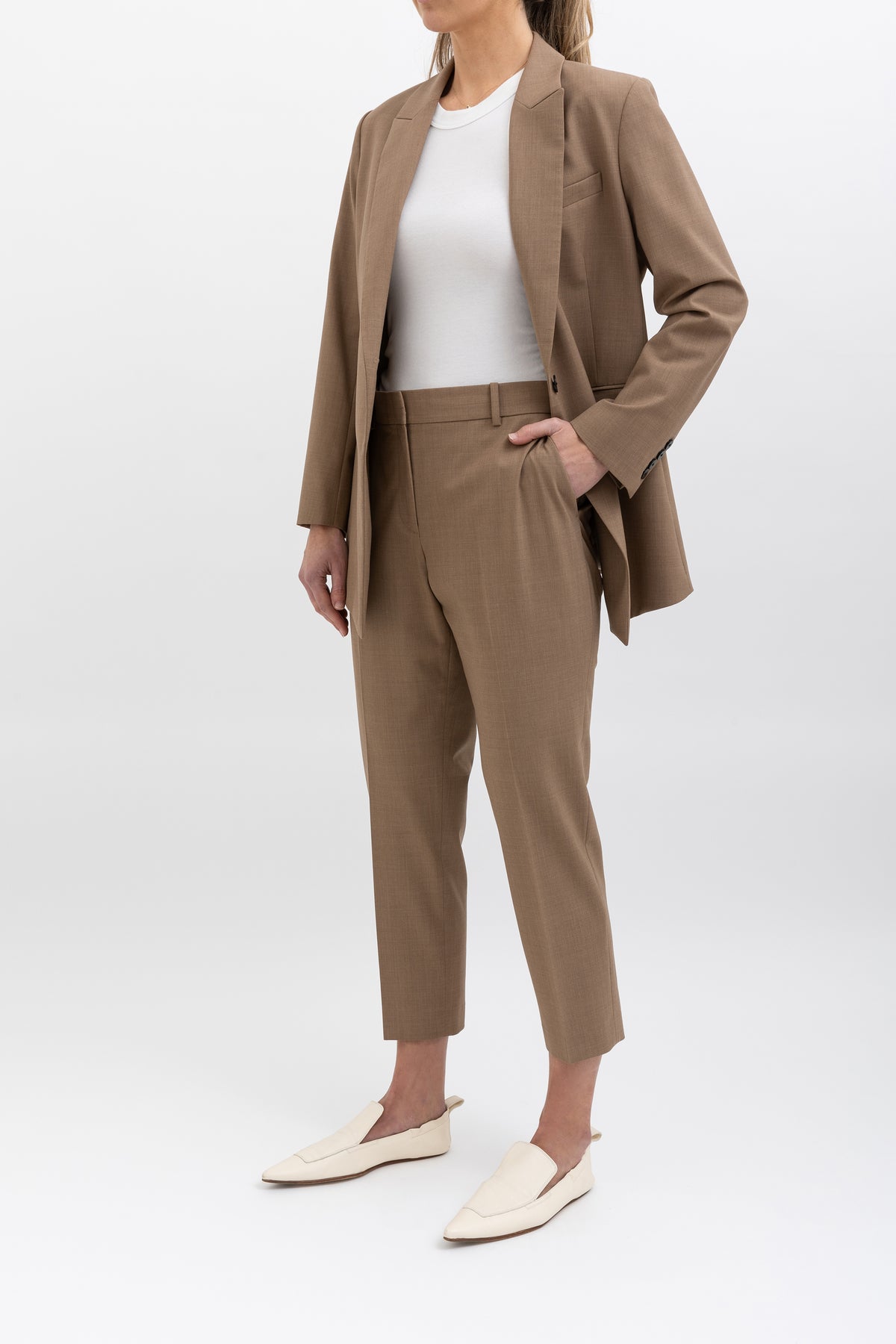 Cropped Trouser and Blazer Set