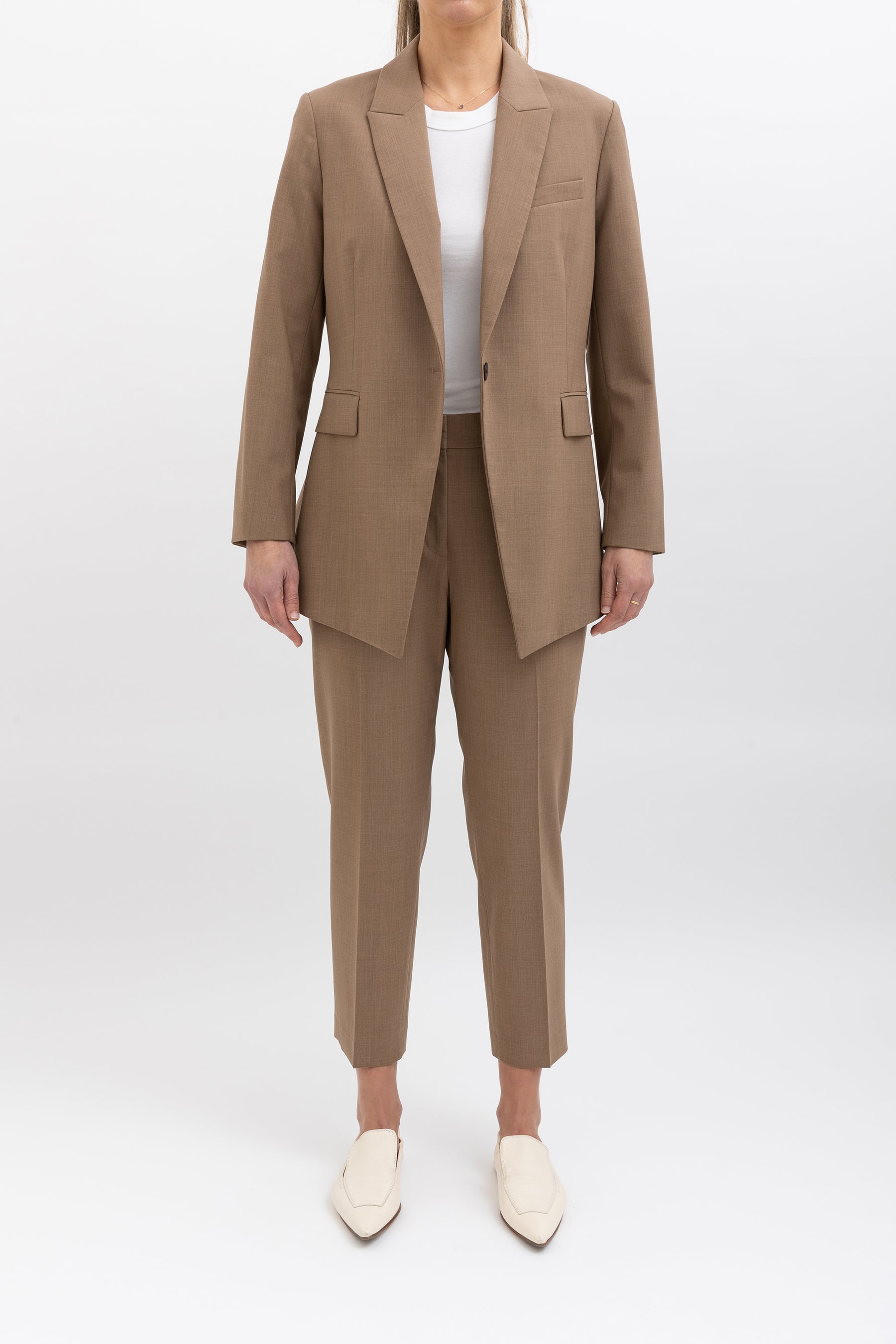 Cropped Trouser and Blazer Set