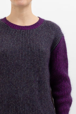 Multi-Colour Mohair Wool Sweater