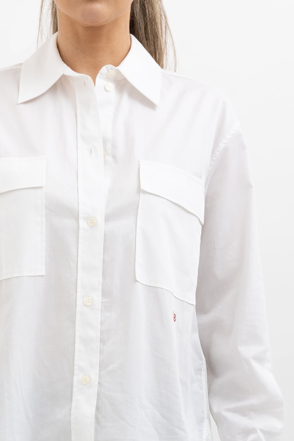 Pocket Cotton Poplin Shirt