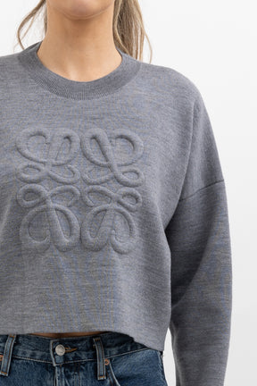 Anagram Crop Sweater