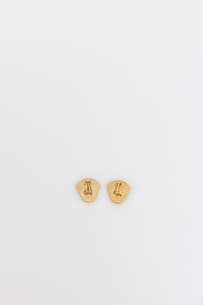 Vintage Cloisonné Clip-On Earrings