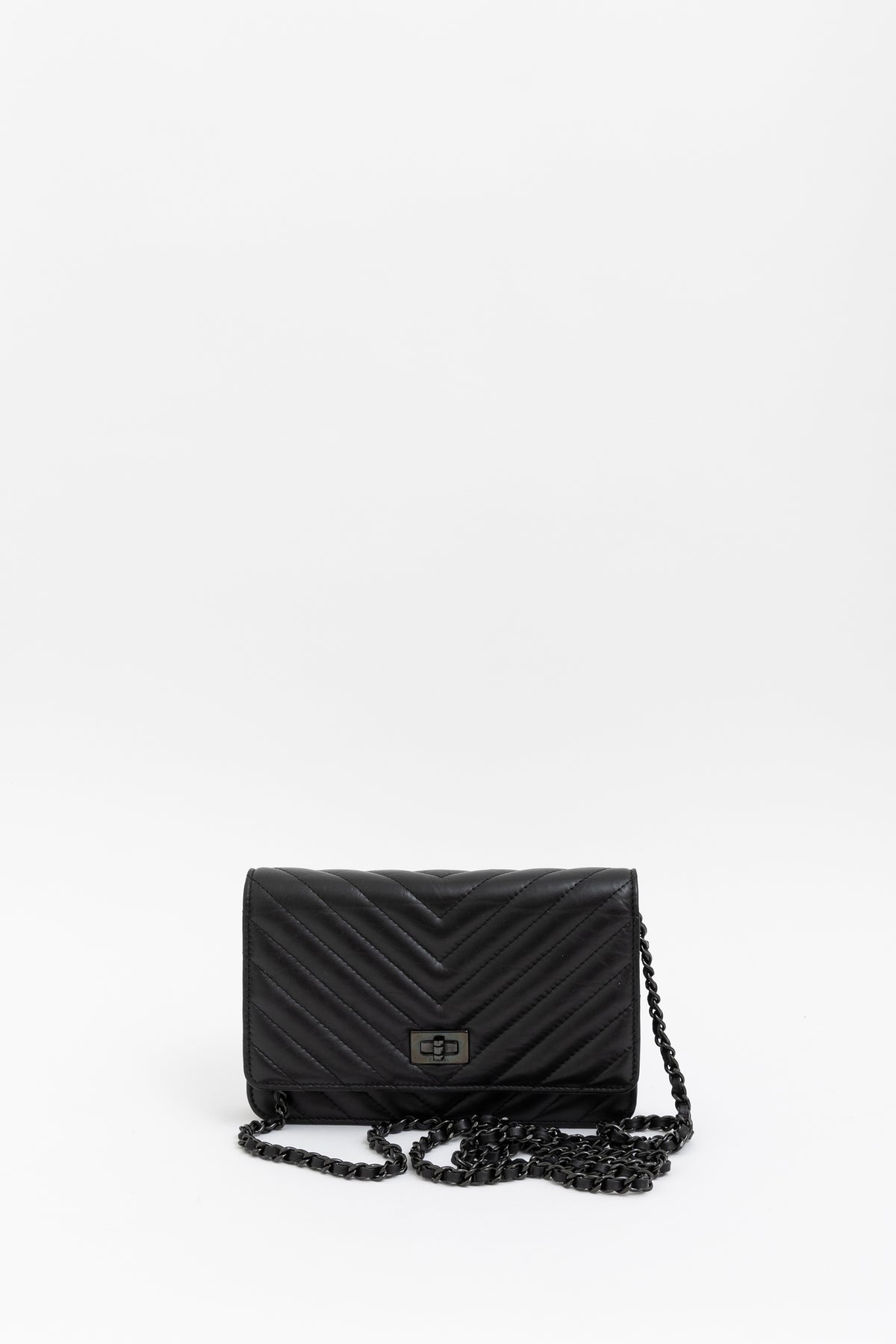 chanel black leather bags handbags
