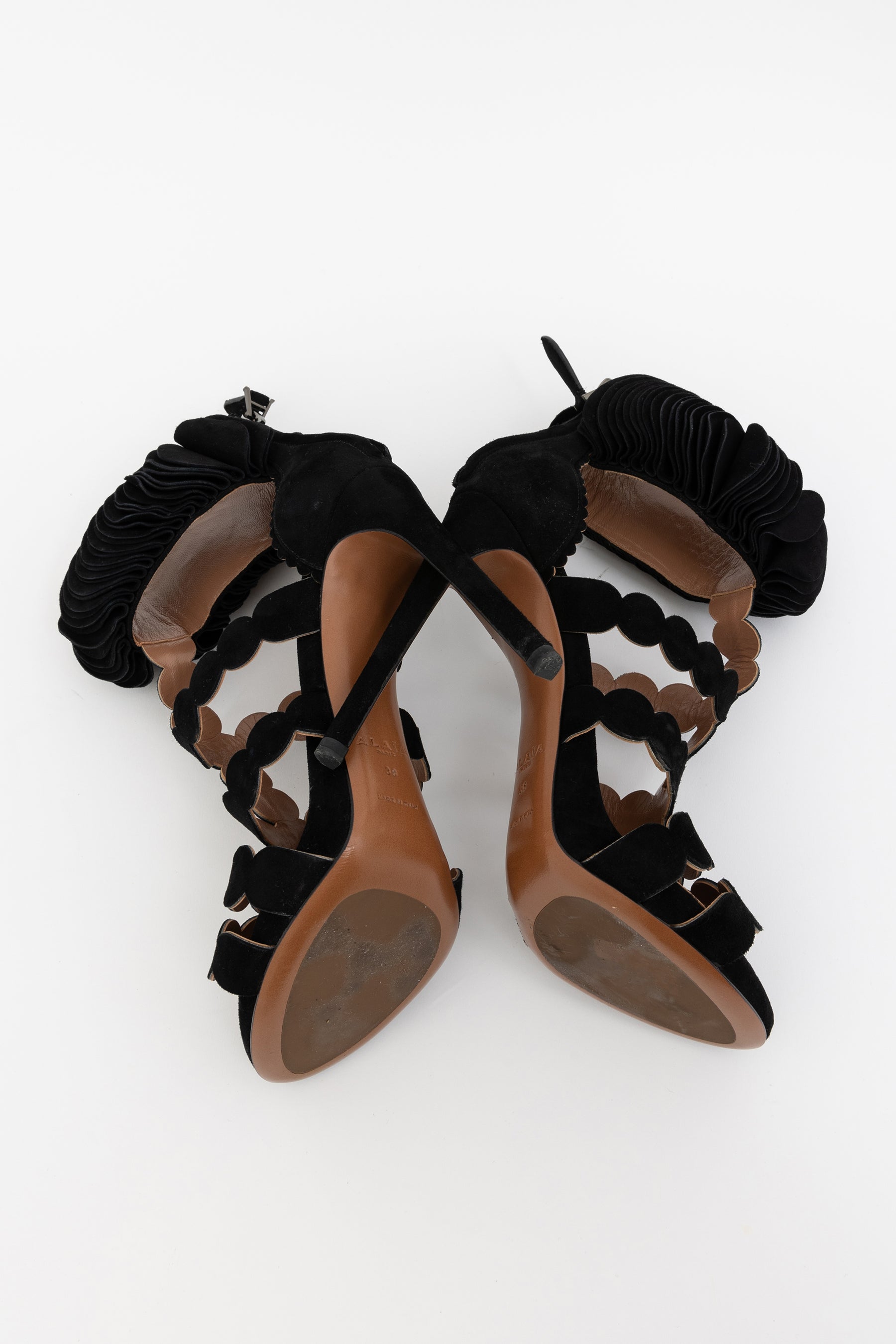 Chamois Suede Heels