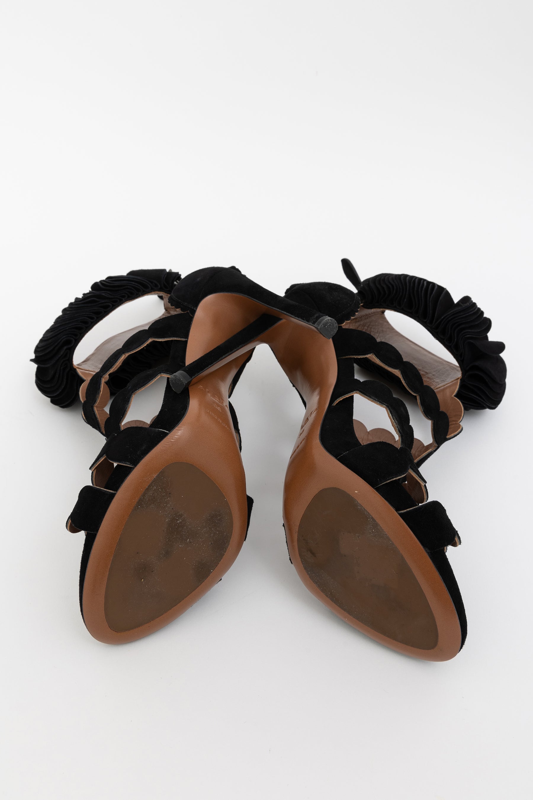 Chamois Suede Heels