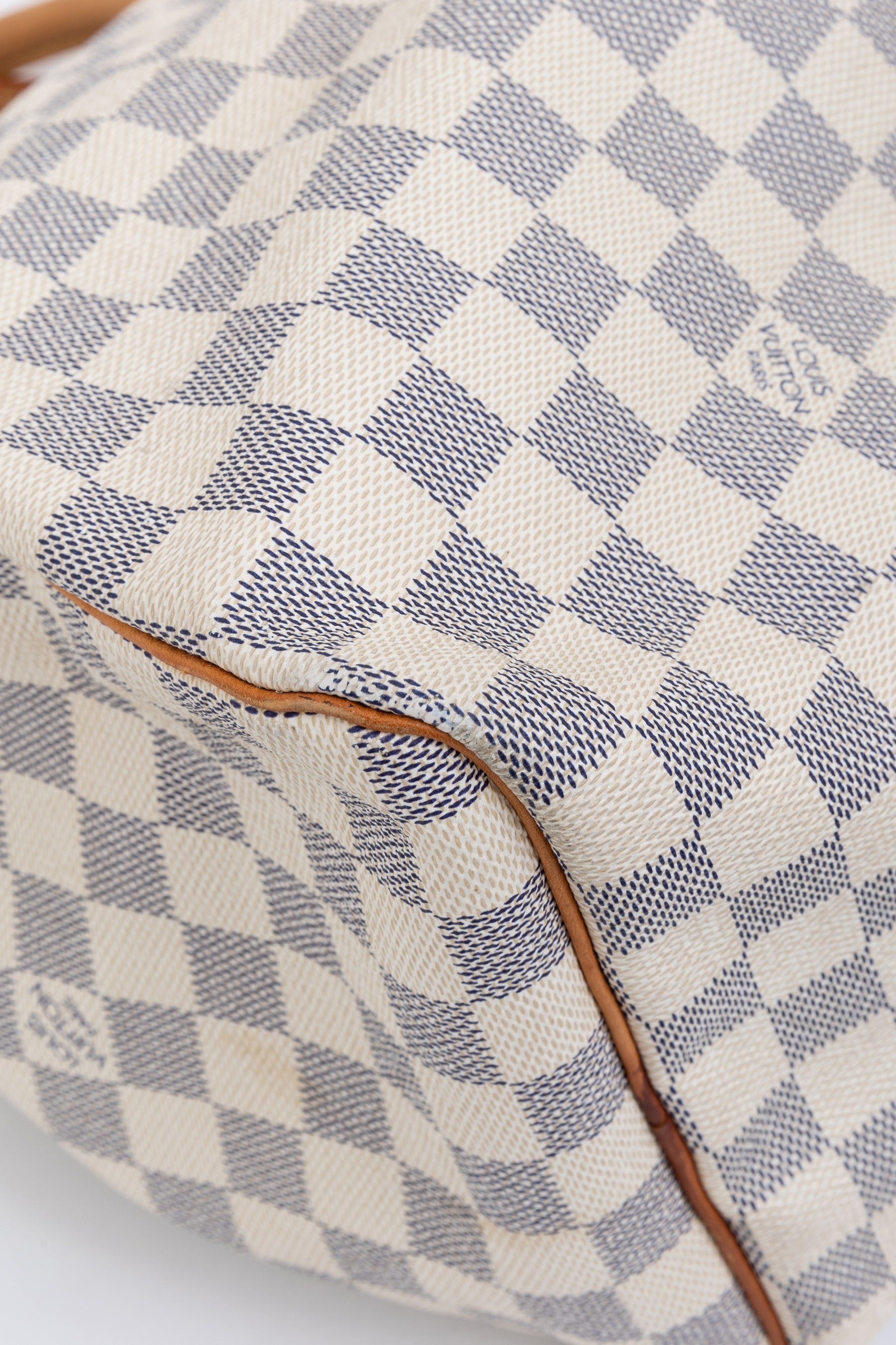 Speedy 35 Damier Azur Canvas Bag