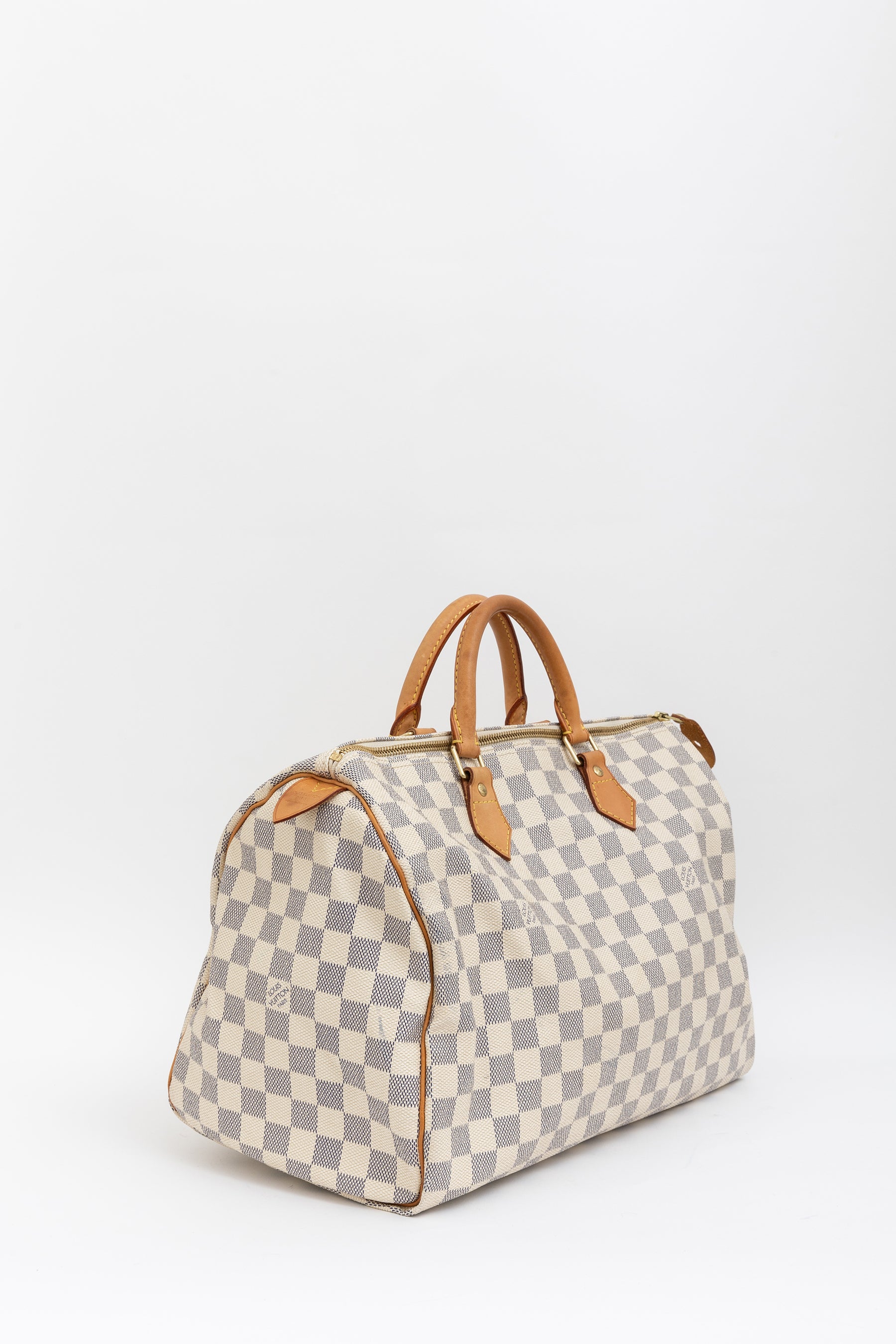 Speedy 35 Damier Azur Canvas Bag