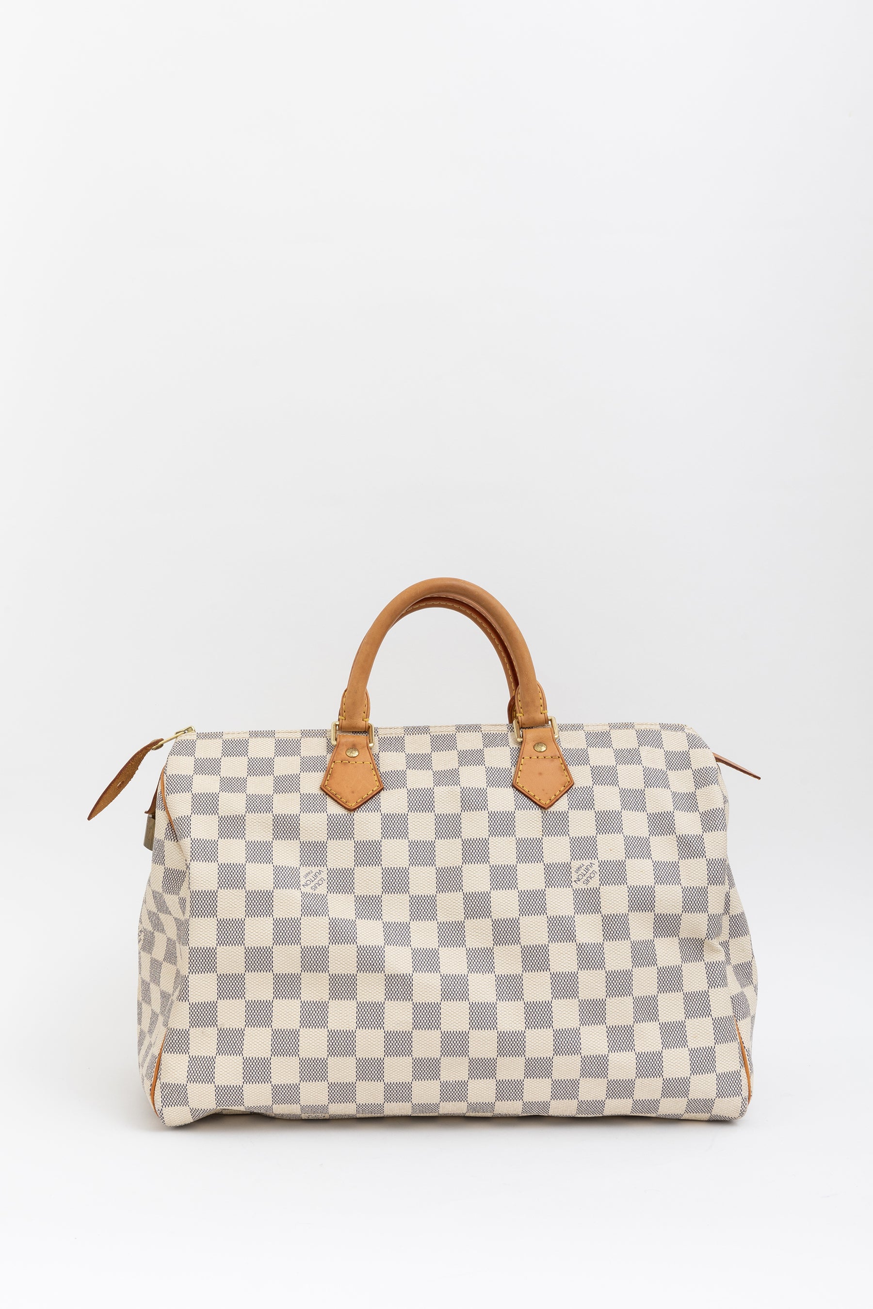 Speedy 35 Damier Azur Canvas Bag