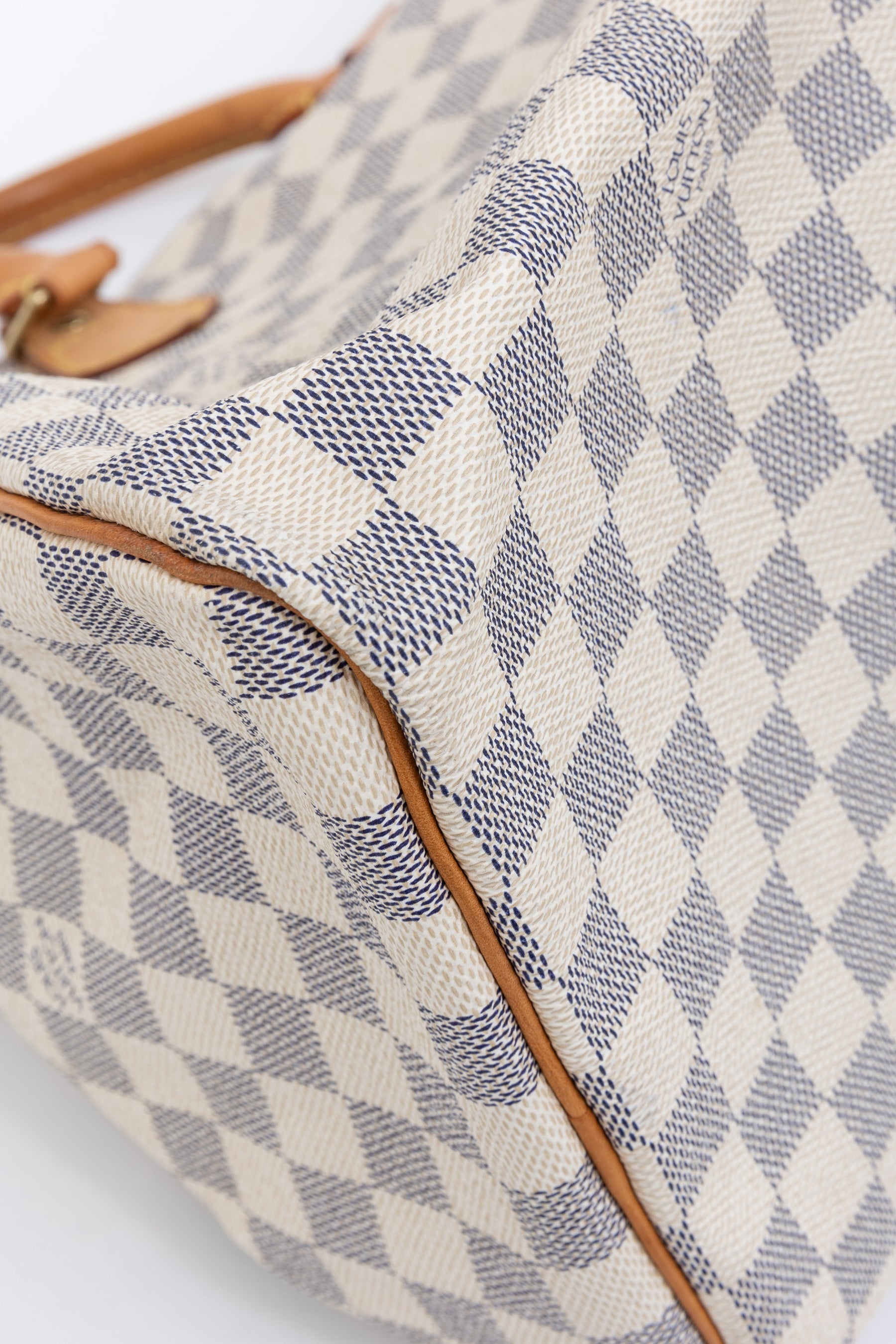 Speedy 35 Damier Azur Canvas Bag