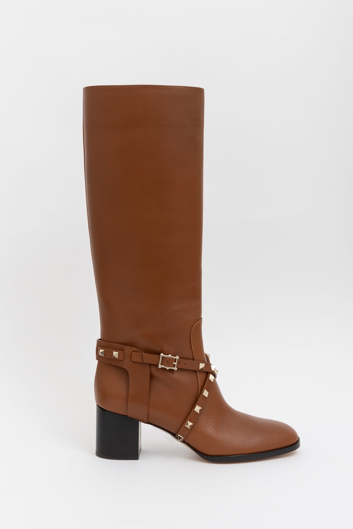 Leather Knee High Boots