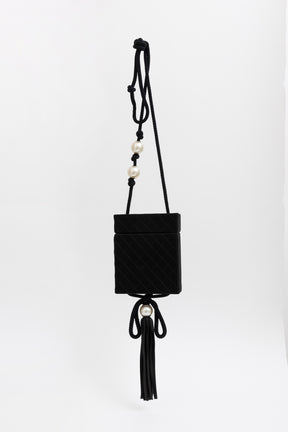 Satin Pearl Box Bag