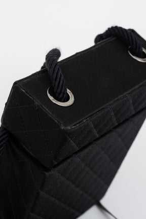 Satin Pearl Box Bag