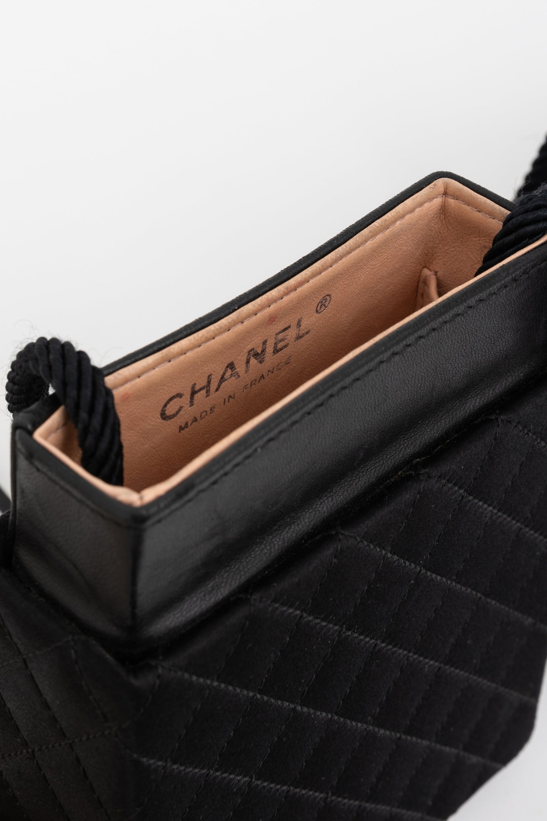 Satin Pearl Box Bag