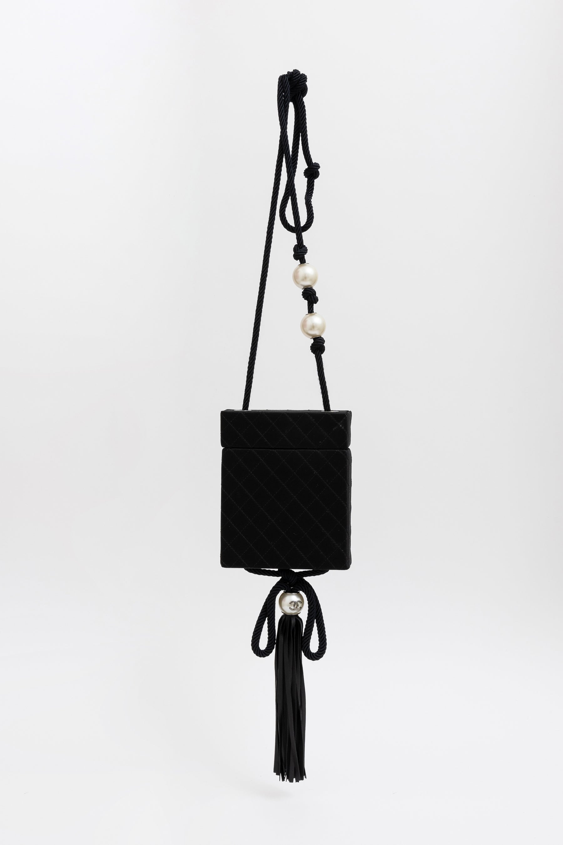 Satin Pearl Box Bag
