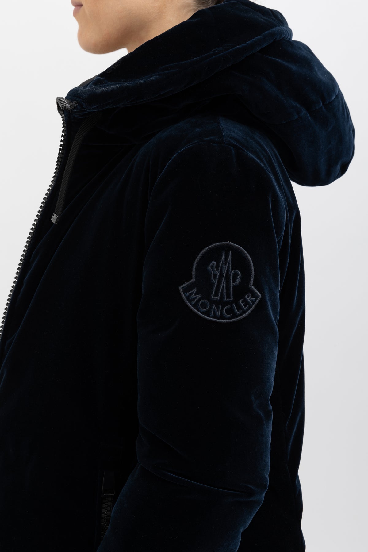 Bartramie Velvet Hooded Jacket