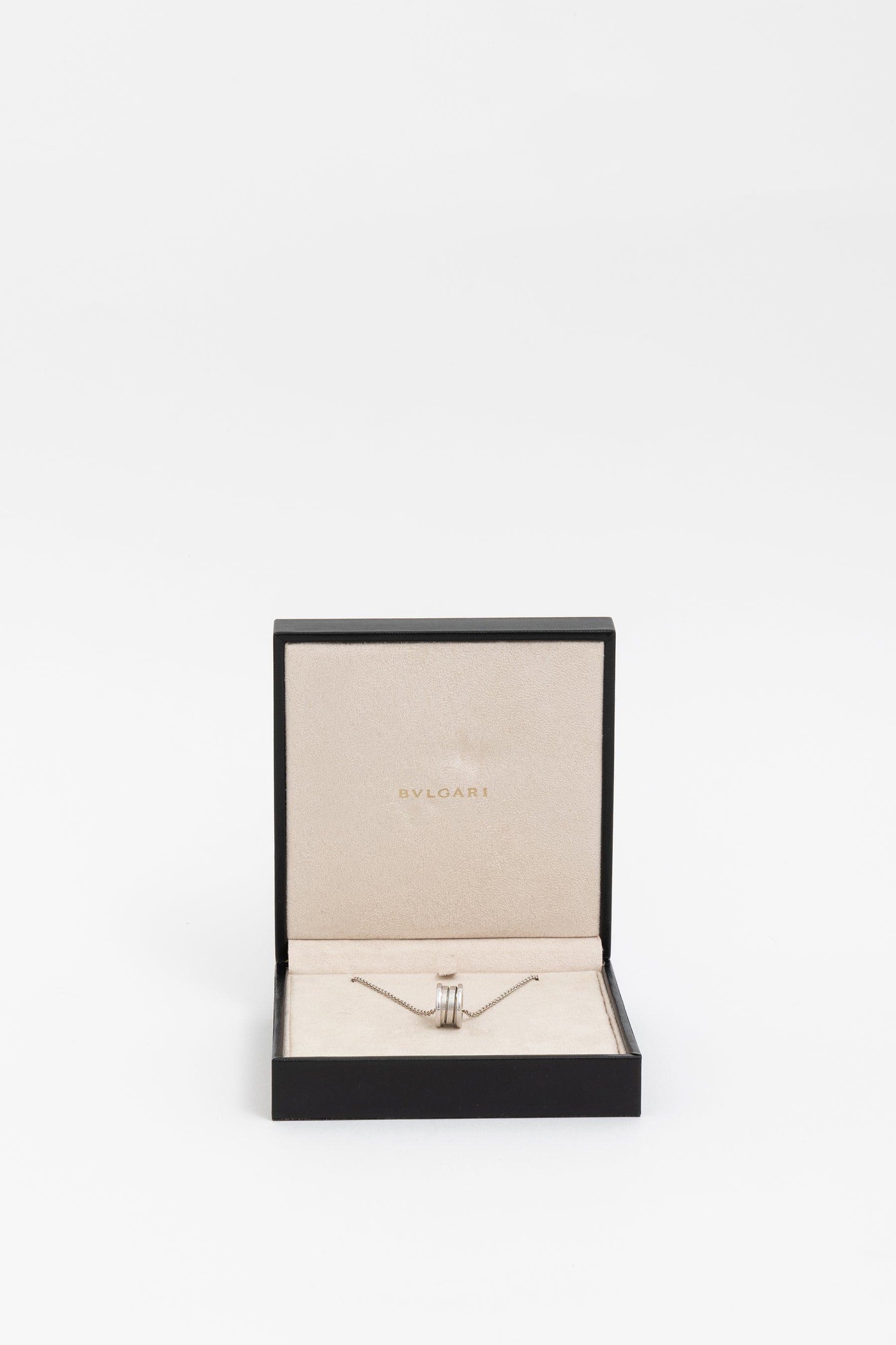 B.zero1 White Gold Pendant Necklace