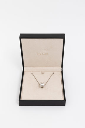 B.zero1 White Gold Pendant Necklace