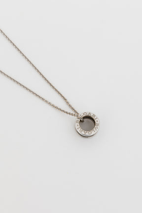 B.zero1 White Gold Pendant Necklace