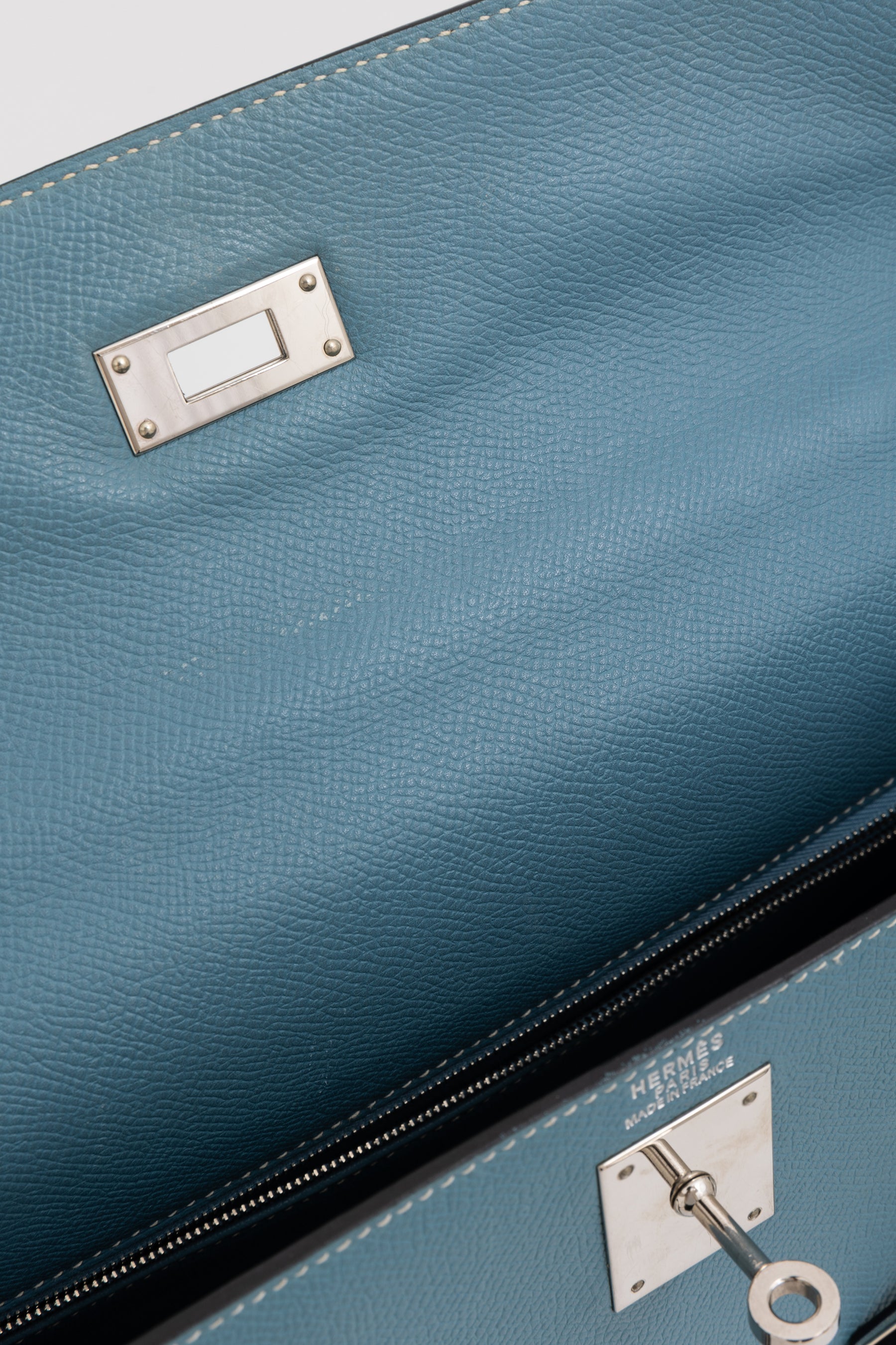 Sellier Bleu Jean 32 Kelly Bag