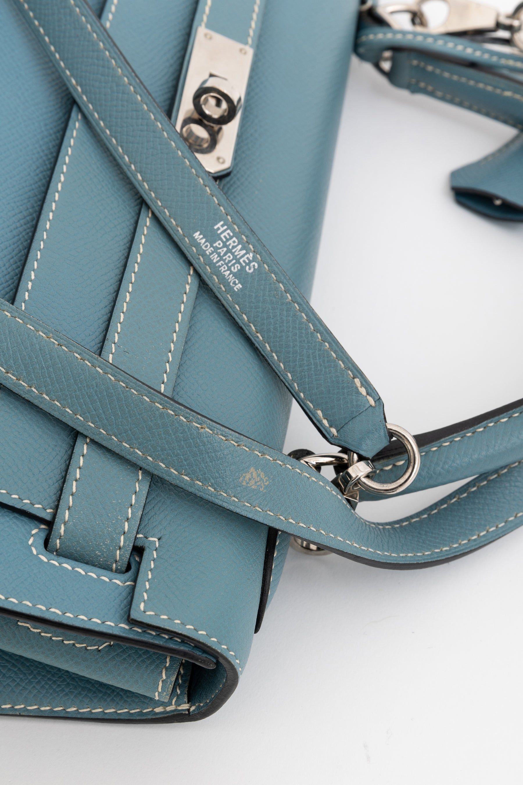 Sellier Bleu Jean 32 Kelly Bag
