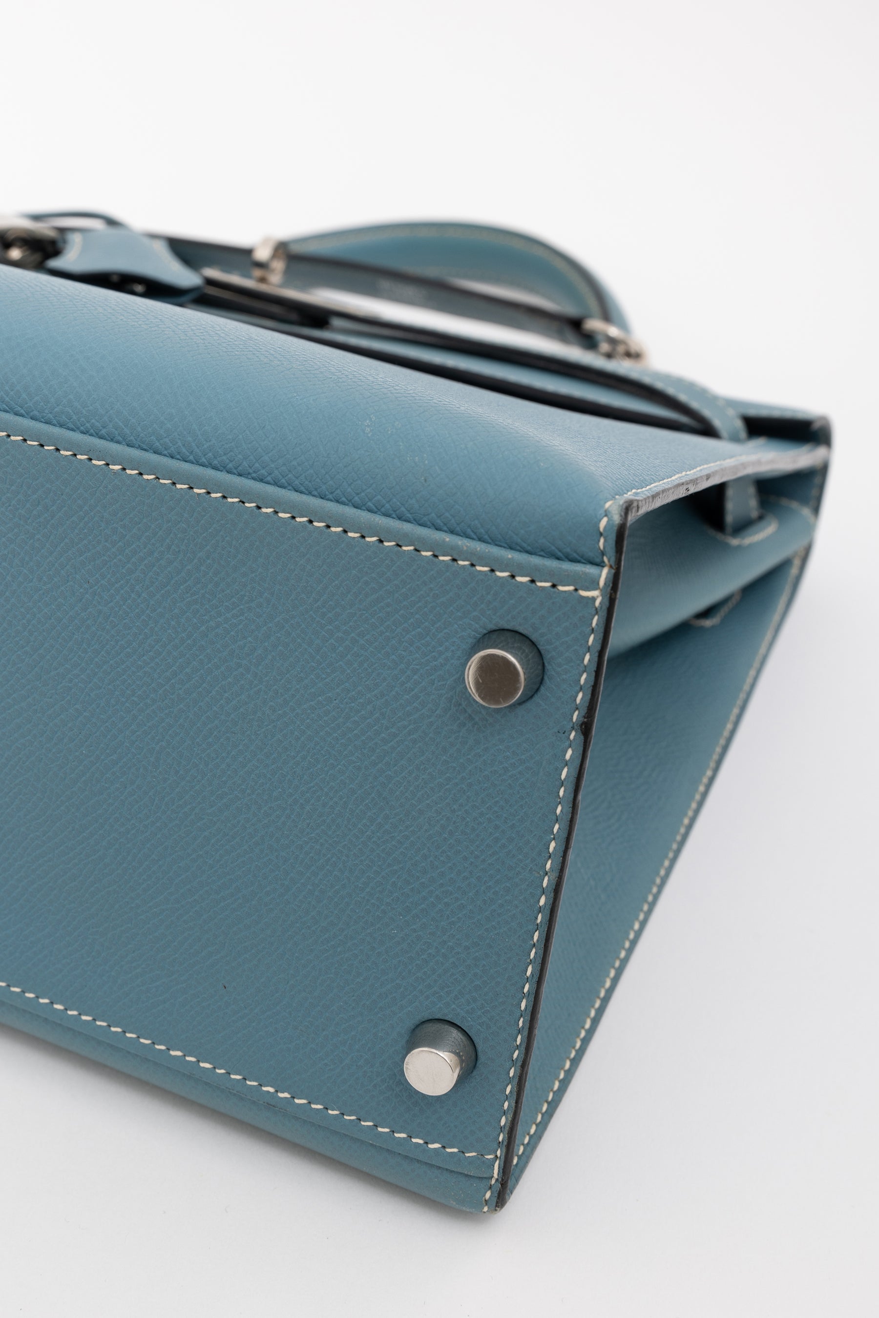 Sellier Bleu Jean 32 Kelly Bag
