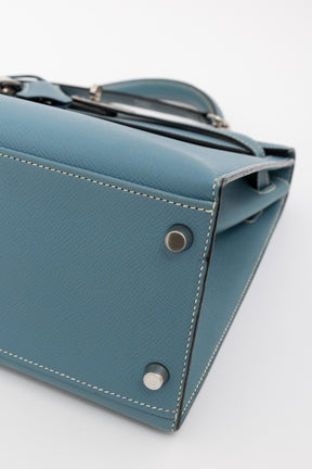 Sellier Bleu Jean 32 Kelly Bag