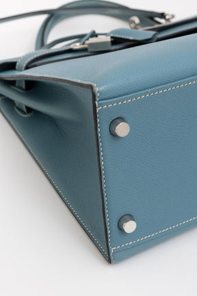 Sellier Bleu Jean 32 Kelly Bag
