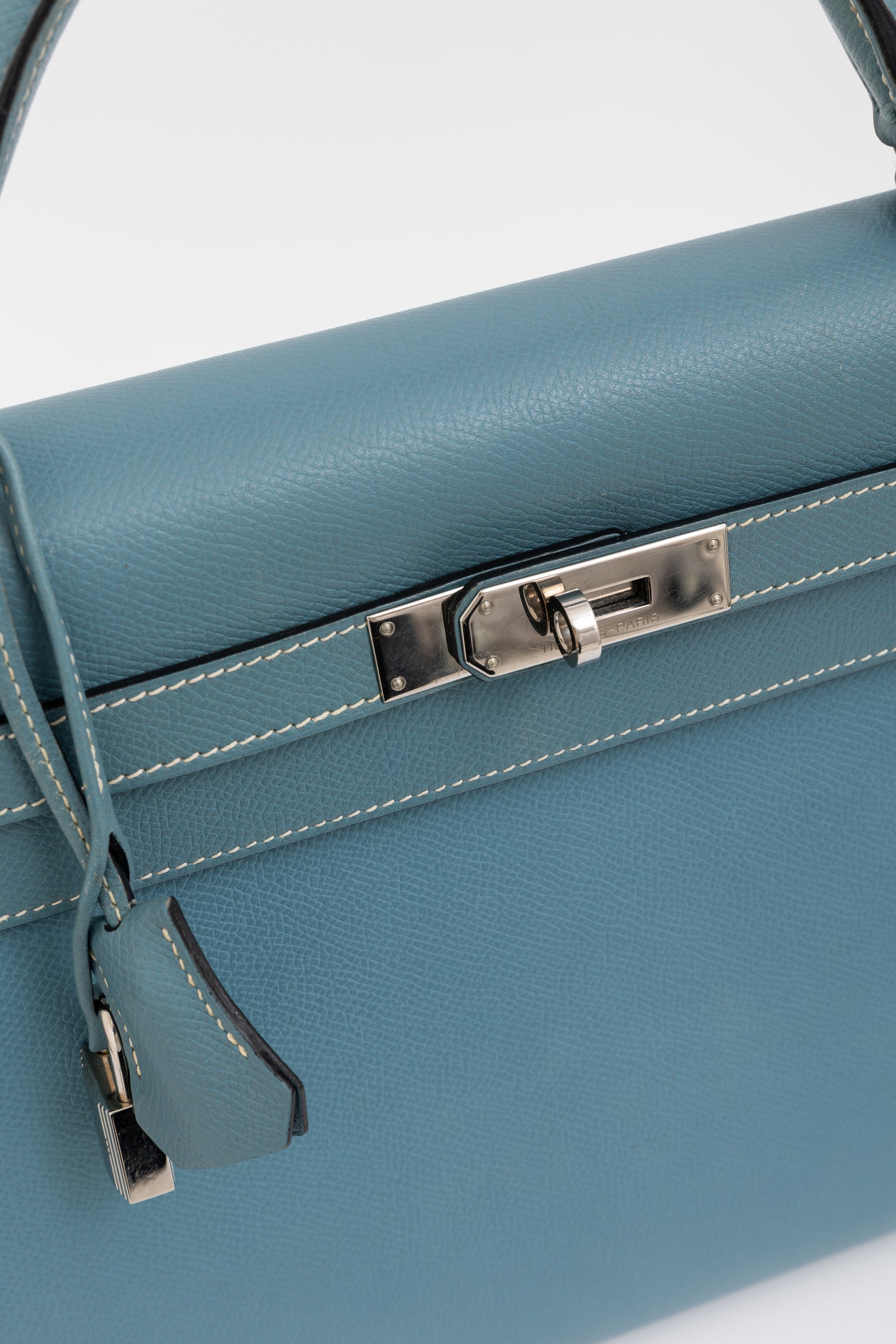 Sellier Bleu Jean 32 Kelly Bag