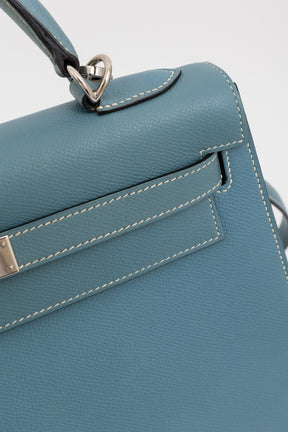 Sellier Bleu Jean 32 Kelly Bag