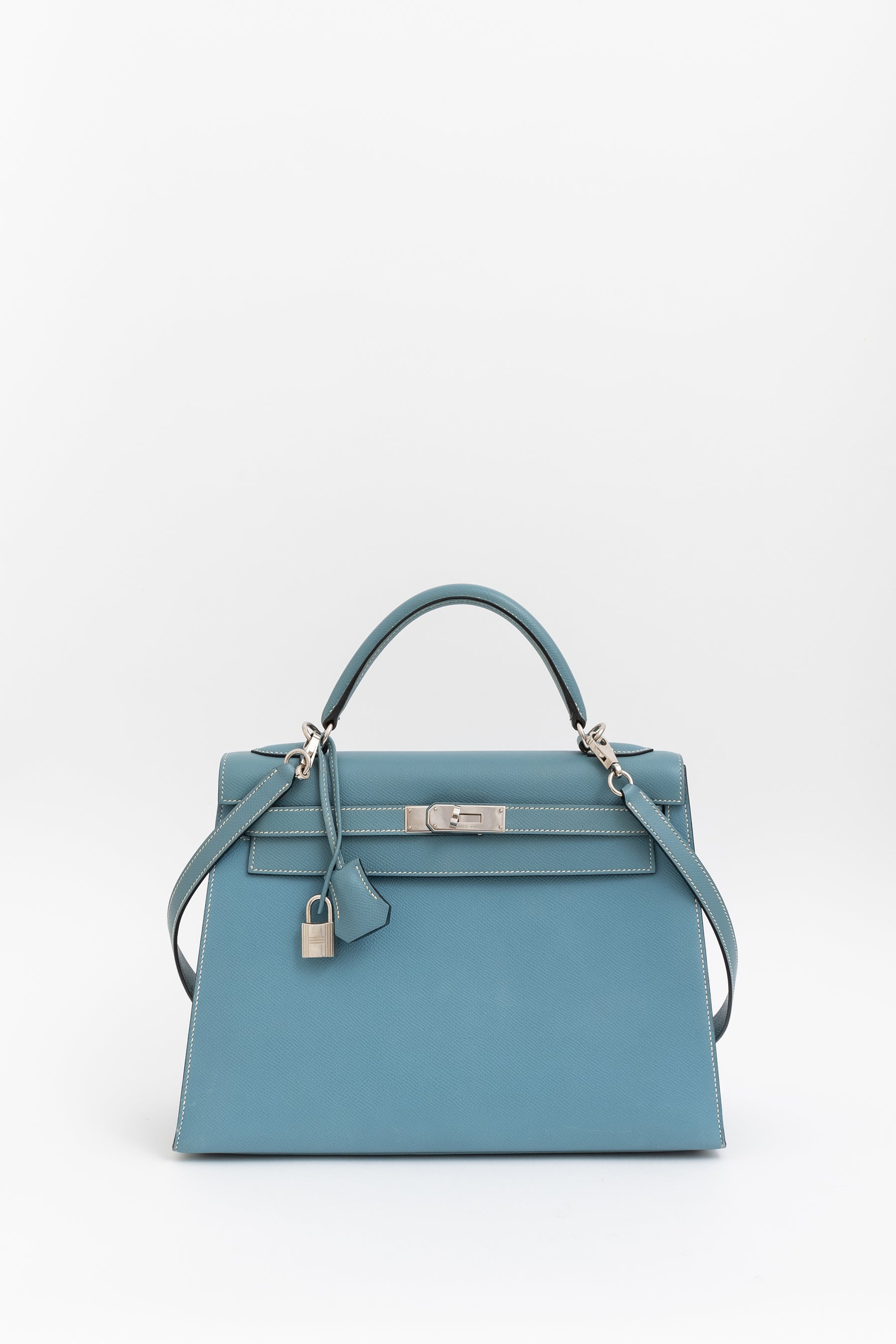 Sellier Bleu Jean 32 Kelly Bag