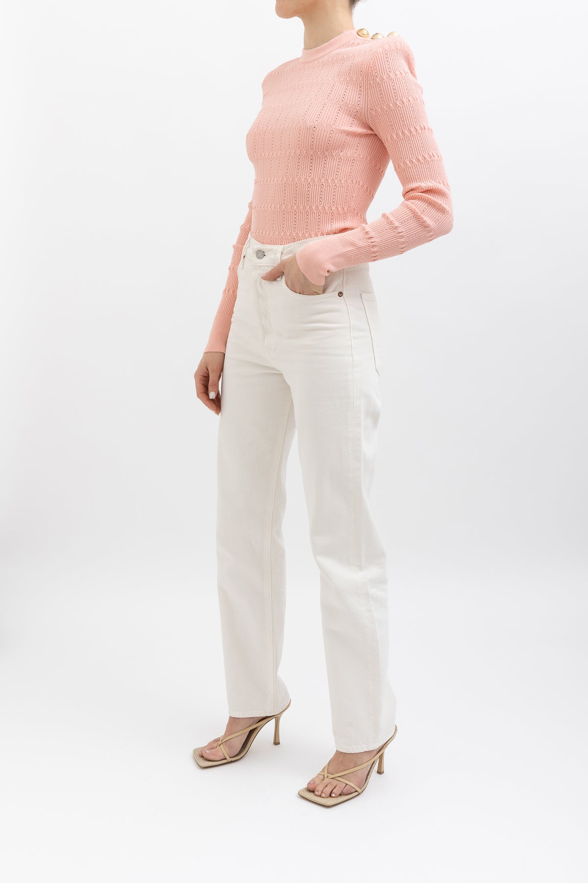 Jacquard Knit Top