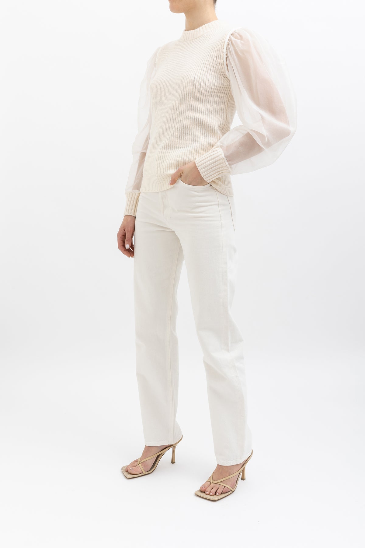 James Contrast Sweater