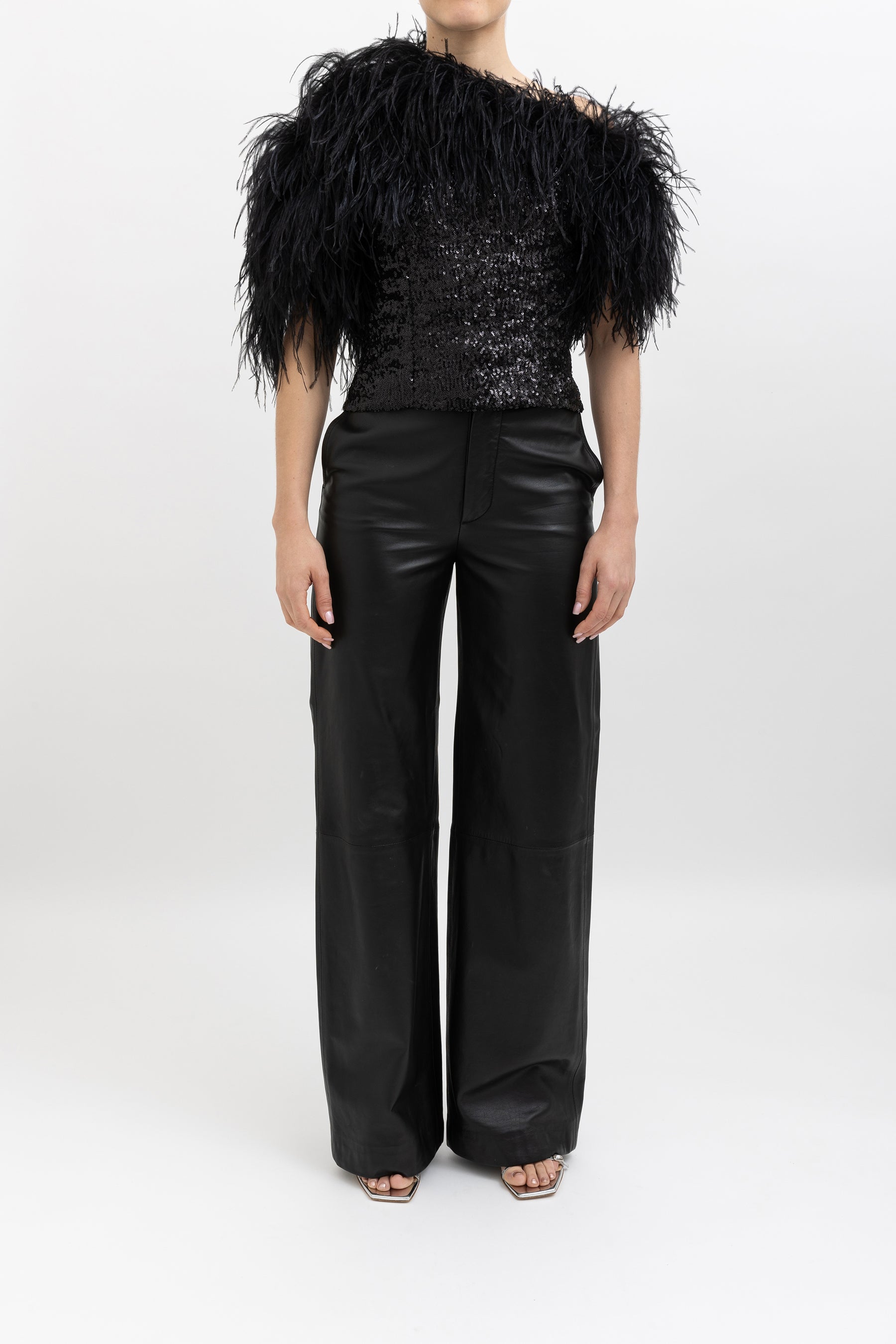 Vivian Feather Top
