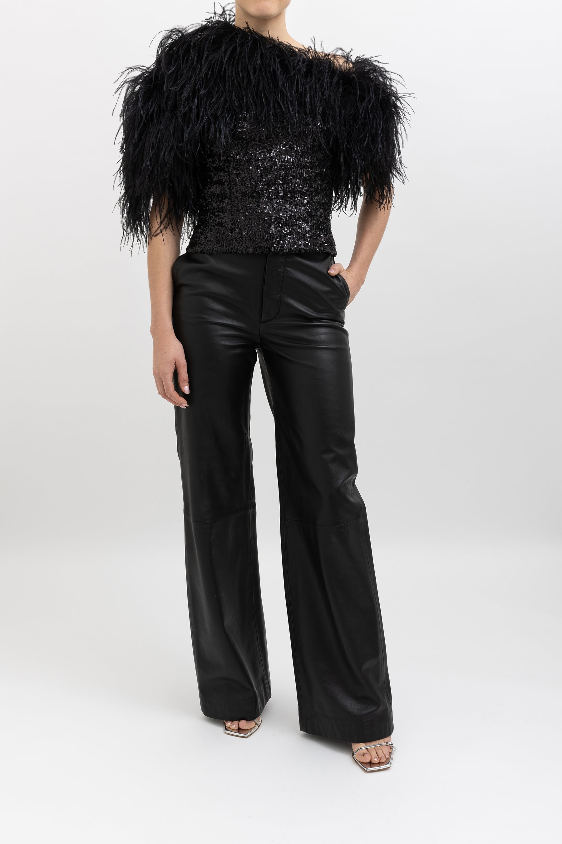 Vivian Feather Top