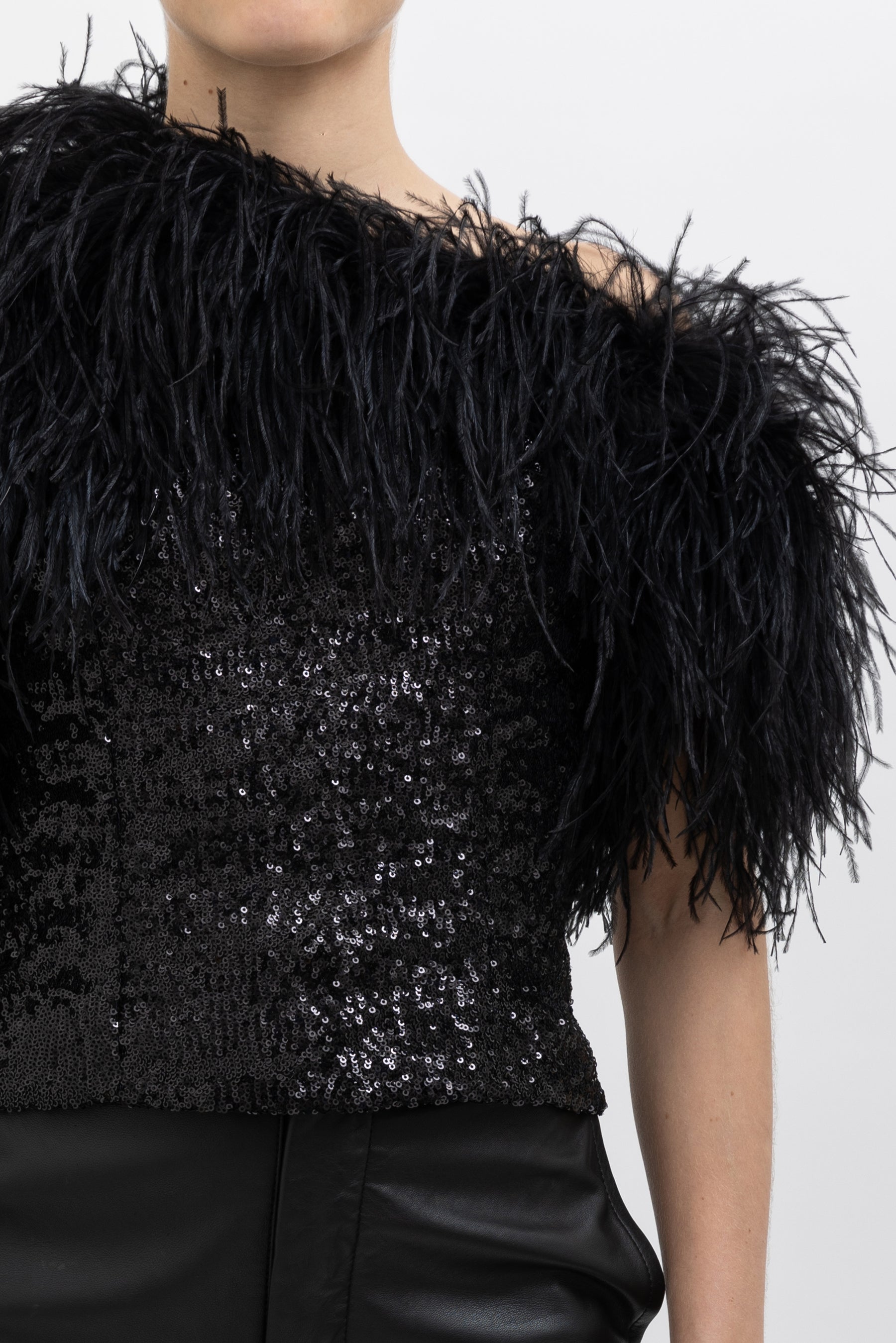 Vivian Feather Top