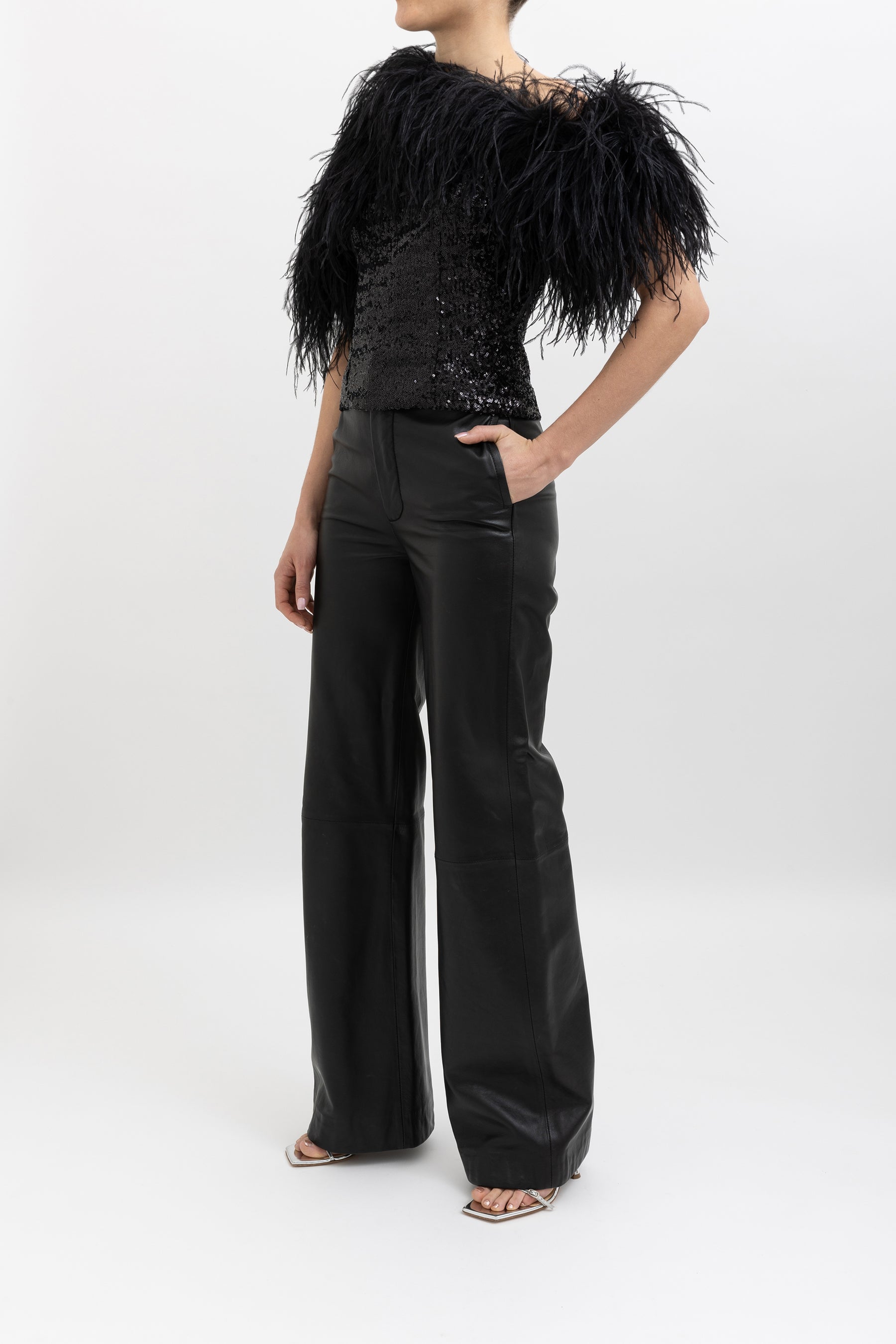 Vivian Feather Top