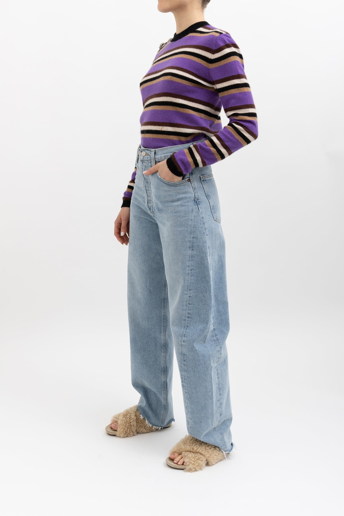 Cashmere Striped Sweater