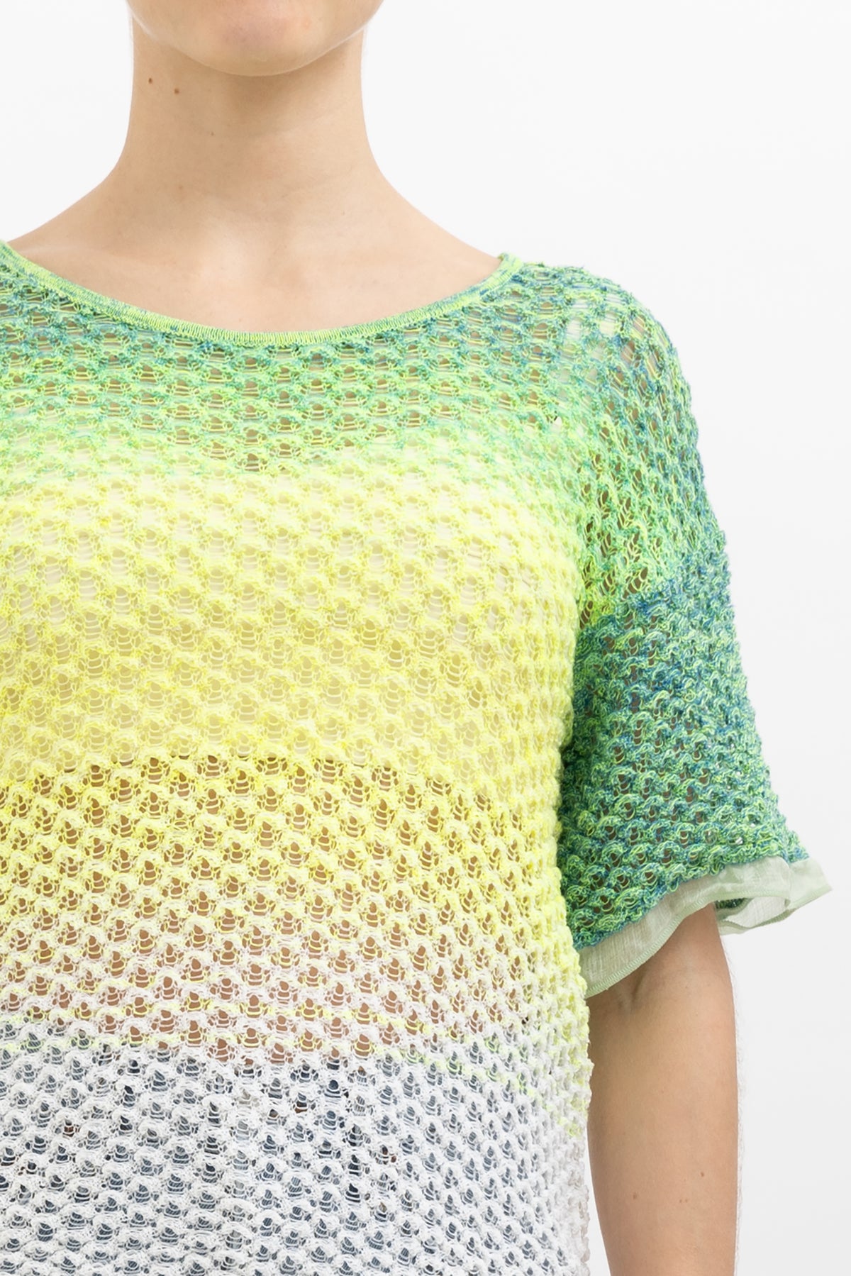 Crochet Knit T-Shirt