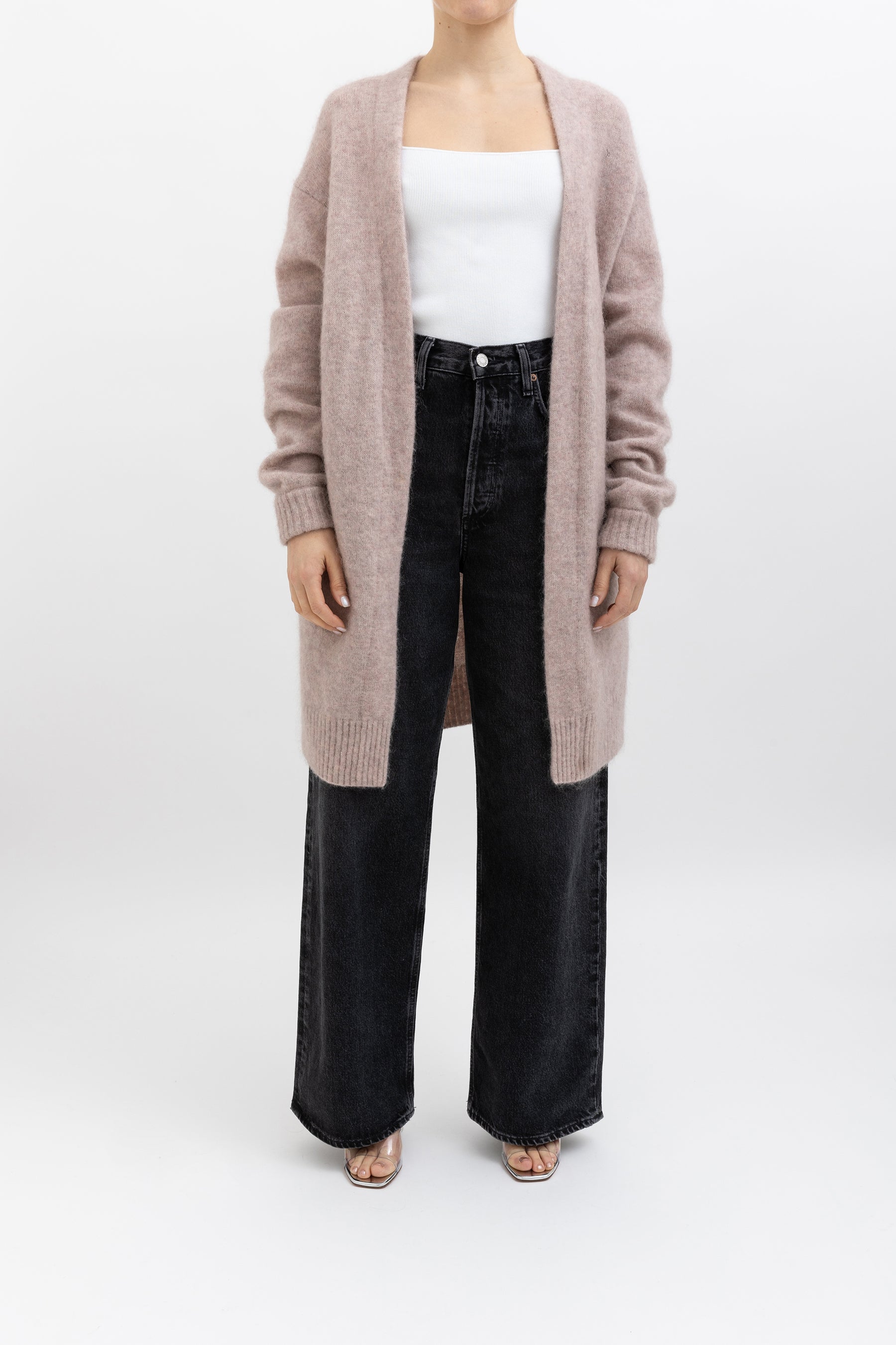 Mohair Long Cardigan