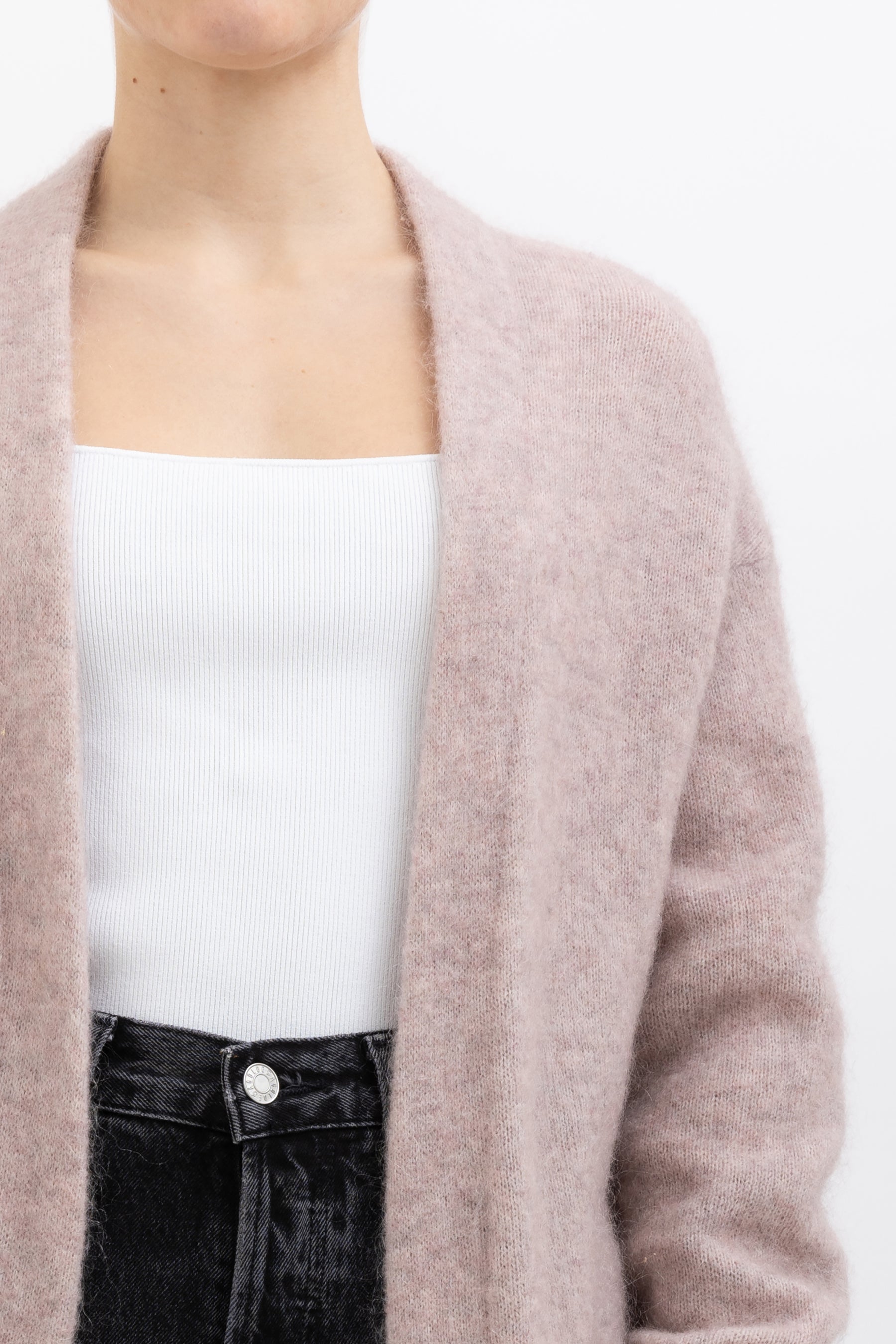 Mohair Long Cardigan