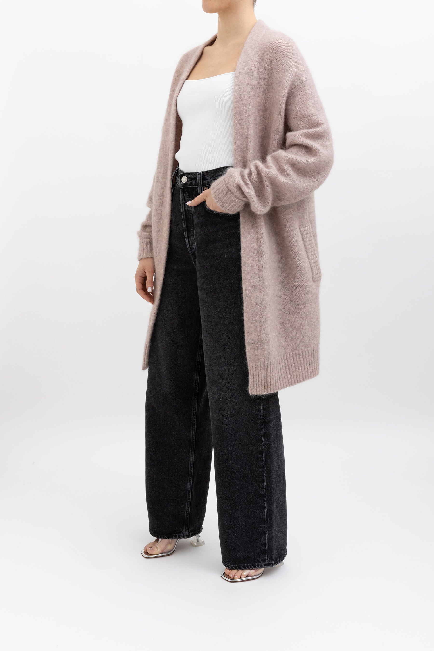 Mohair Long Cardigan