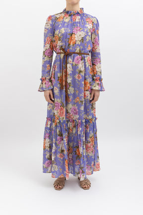 Pattie Frill Maxi Dress