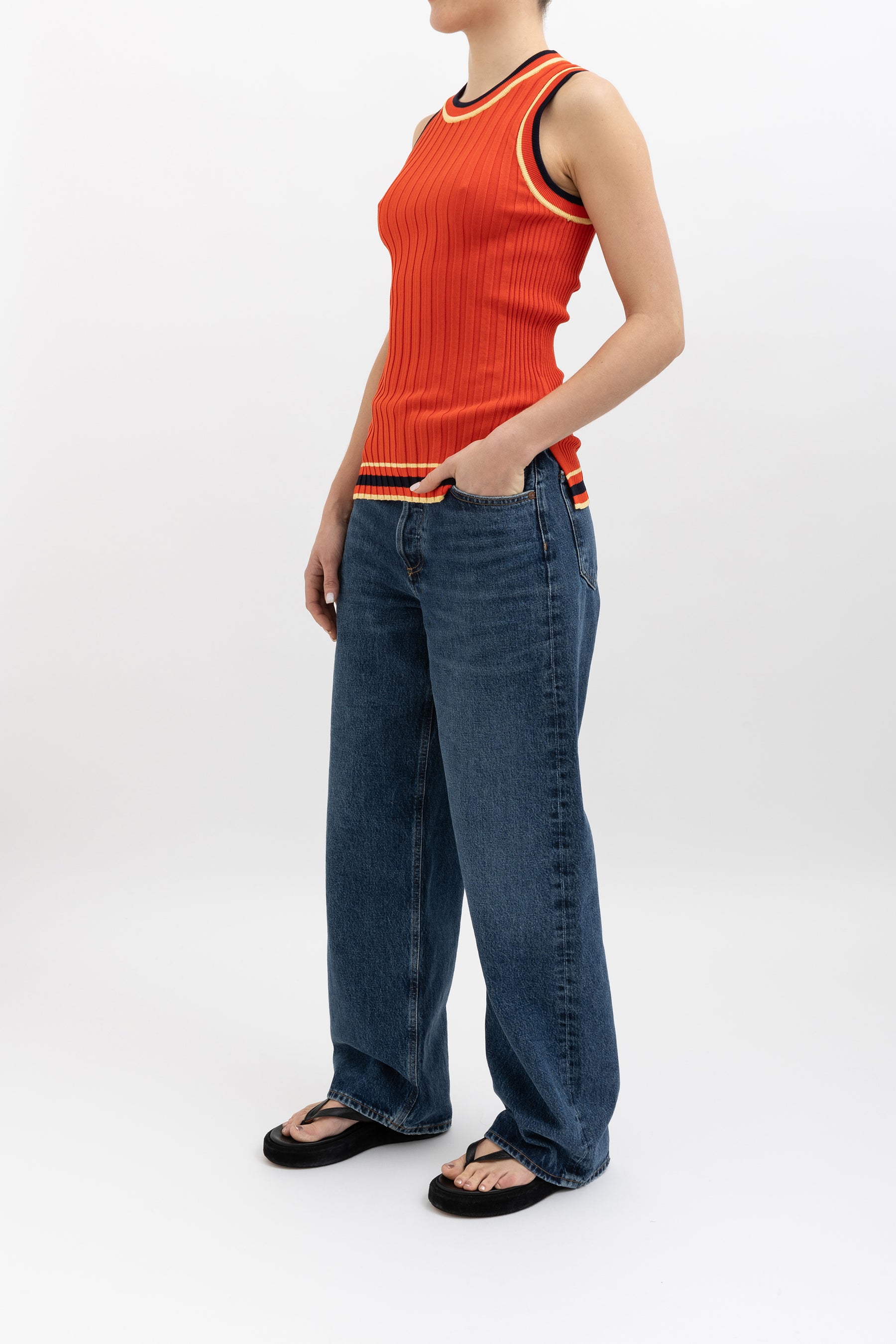 Ribbed Knit Tank Top